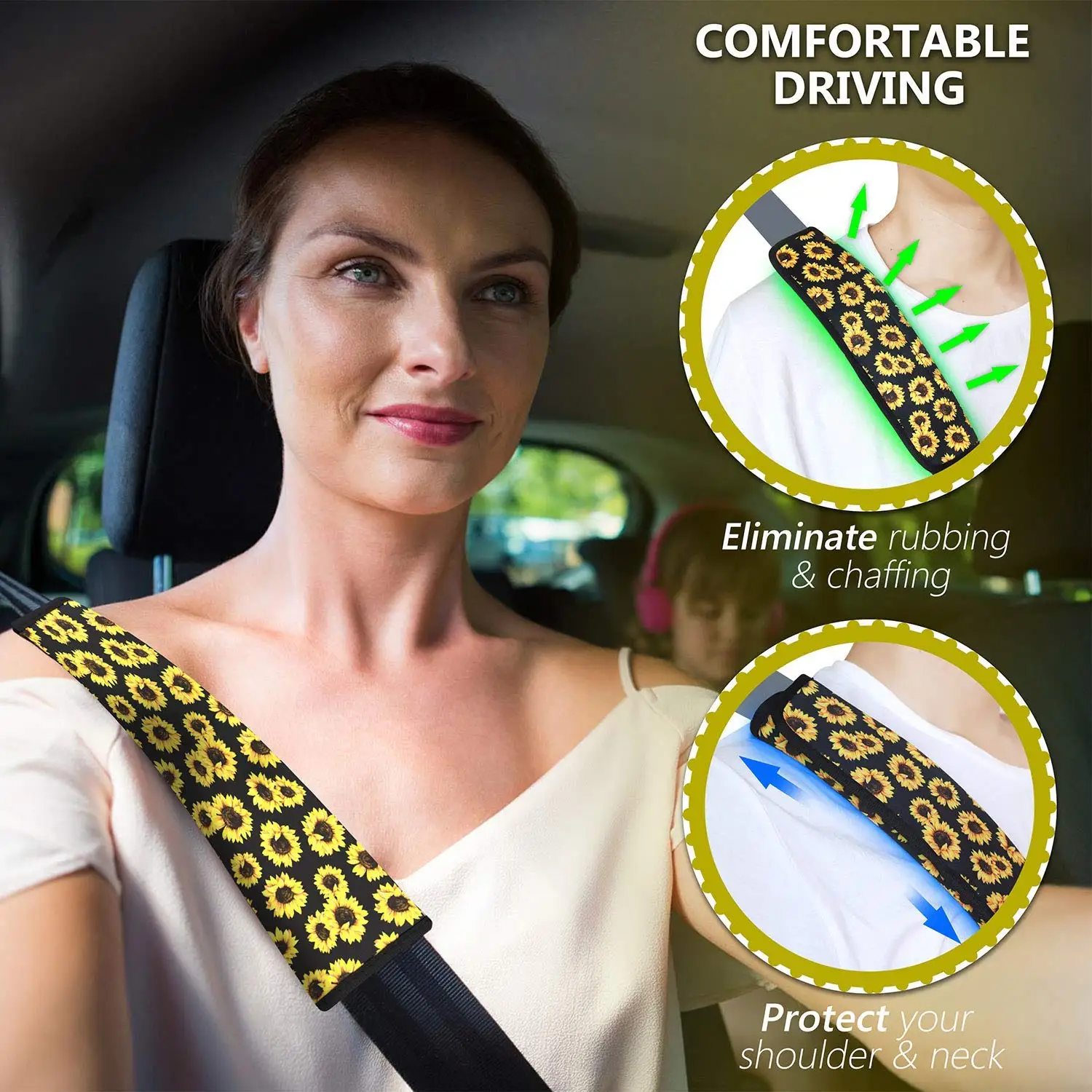 Grybų Grybas, 3D Modelį, neslidžia Izoliacija Automobilių Sėdynių užvalkalai Elastinga Auto Vairas Minkštas Viršelis saugos Diržų Raštas 2023 . ' - ' . 4