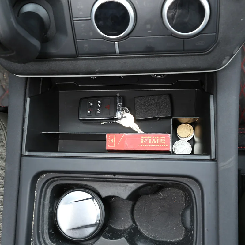 Automobilio Centrinio duomenų Saugojimo Dėžutė, Telefono Dėžutė Land Rover Defender 90 110 2020 2022 Automobilių Reikmenys Juoda ABS . ' - ' . 1