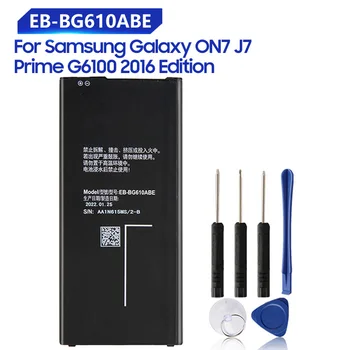 Pakaitinis Akumuliatorius Samsung Galaxy ON7 J7 Premjero G6100 2016 Edition Įkrovimo Telefono Baterija EB-BG610ABE 3300mAh