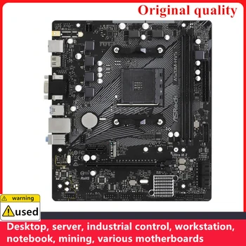 Naudoti ASROCK A520M-HVS pagrindinėse plokštėse Lizdas AM4 DDR4 32GB AMD A520 Darbalaukio Mainboard SATA3 USB3.0