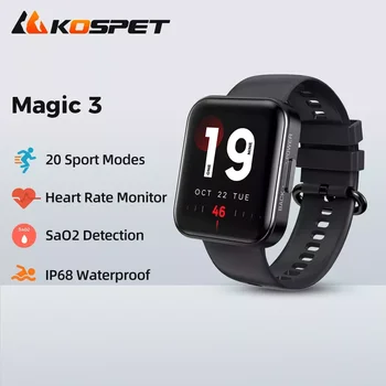 2023 NAUJAS KOSPET MAGIC 3 Smartwatch Vyrų Multi Sporto Rūšių Sveikatos Stebėsenos IP68 Vandeniui Fitness Tracker Smart Žiūrėti Moterims